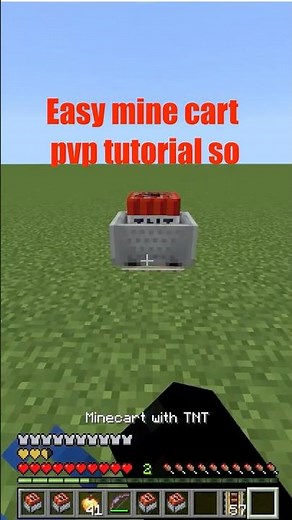 EASY CART PVP TUTORIAL #minecraft