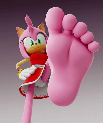 Amy Rose Is Gonna Stomp You With Her Foot