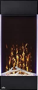 Napoleon Allure 38 inch Vertical Wall Mount Electric Fireplace - Black, NEFVC38H