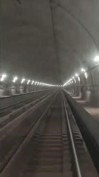 Meeting another Driverless Metro Train
