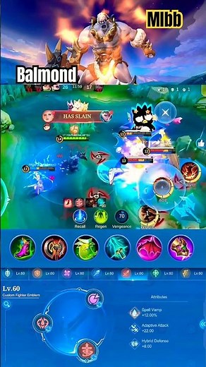 Dominating With Balmond 💥 Best Build & Emblem 2025 | MLBB