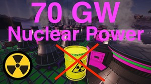 70 GW Nuclear Power Plant – No Waste using Raw Inputs Guide in Satisfactory