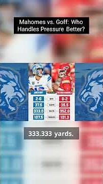 The Ultimate QB Showdown: Mahomes vs. Goff!