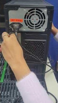 Setting up all the CPU cable ports made easy! 🔌💻