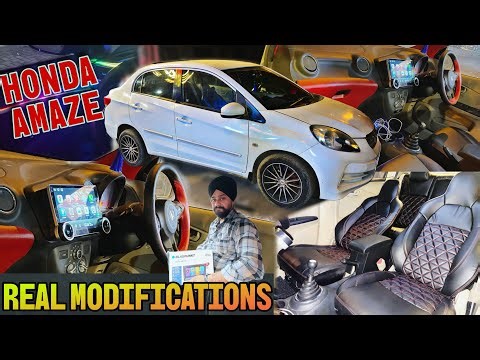 Honda Amaze MODIFIED in 2026 With Luxury interior 🔥🔥👌300w Led Upgrade ❤️❤️#hondaamaze2025