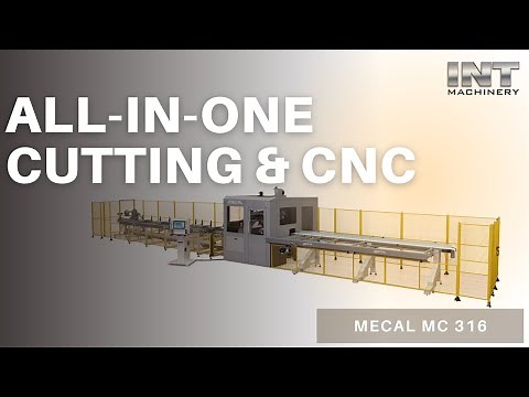MECAL "MC 316": Fabrication Center to cut and process window aluminum profiles