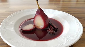 Poached Pears in Red Wine Full recipe on "The Cooking Foodie" YouTube channel: https://www.youtube.com/c/TheCookingFoodie | The Cooking Foodie