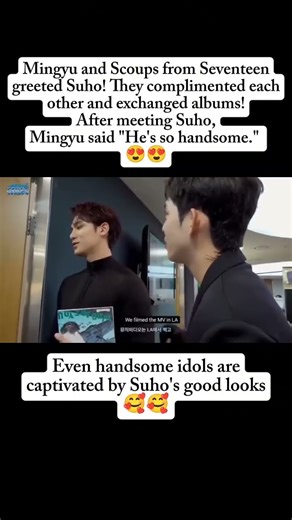 Sweet moments from Mingyu & Scoups Seventeen, with Suho EXO 🥰 #shorts #suho #mingyu #scoups