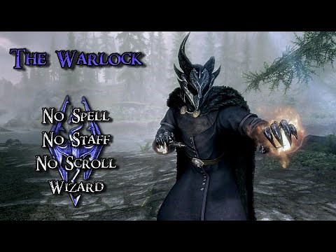 Skyrim Build: THE WARLOCK - No spell tome, no staff, no scroll Wizard
