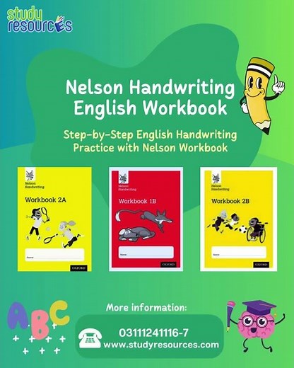 Nelson Handwriting English Workbook – Neat Writing Made Easy