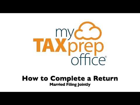 File a Return with MyTAXPrepOffice - Married Filing Jointly