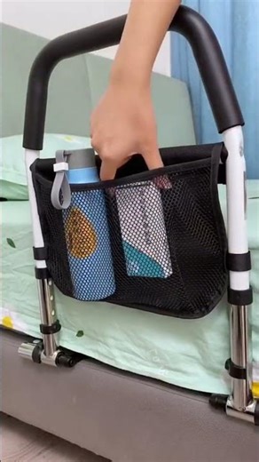 Product Link in Bio ( # 2281 ) ✅ Height-Adjustable Elderly Bedside Anti-Fall Protection Tool