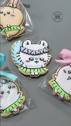【映画ちいかわ】モモンガを食べられるアイシングクッキーにしてみた！Chiikawa 吉伊卡哇 치이카와 먼작귀