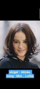 singer : Alizée, song : Moi... Lolita