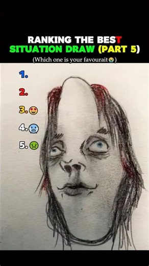 Ranking The Best Situation Draw! (Part 5)✍️😱 | Wait for #1! #shorts #funny #viral