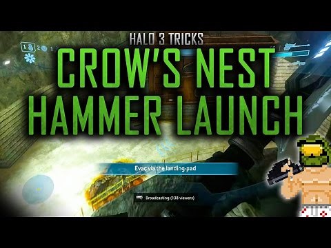 Halo 3 Tricks: Crow's Nest Hammer Launching