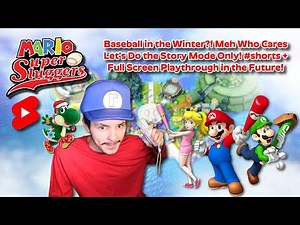 Mario Super Sluggers Full Playthrough BaseBall 100% Completed + With a Sick Tone of Voice! #shorts