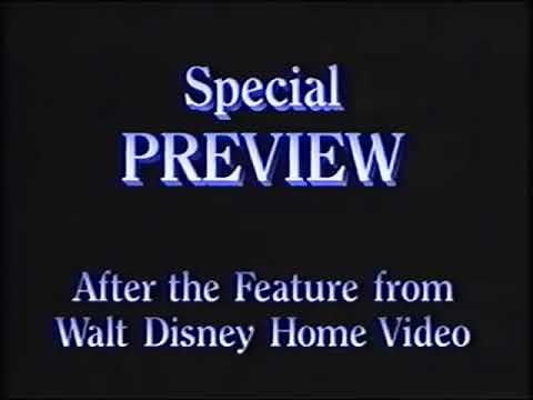 Special Preview After the Feature from Walt Disney Home Video Bumper (1992)