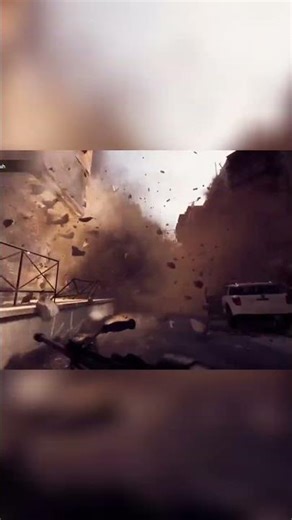 Urban Combat: Epic Firefight & Building Collapse! #shorts