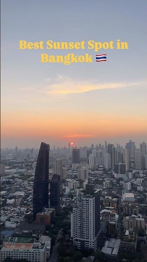 Bangkok’s Famous Tichuca Rooftop | Best sunset skyline