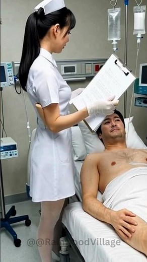 Beautiful Nurse's Skills in Comforting Patients | ASMR Rain Sounds 😘 #relaxing #nurse #rainsounds