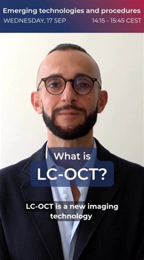 LC-OCT (Line-field Confocal Optical Coherence Tomography) is a cutting-edge imaging technology that merges the advantages of confocal microscopy with those of traditional OCT. It enables real-time, high-resolution visualization of the skin’s structure. This technique is particularly effective for the diagnosis of melanoma and non-melanoma skin cancers, as well as a broad range of other dermatological conditions. 🔎 Want to learn more? 🎥 Watch the video by Mariano Suppa and join us at the #EADVC