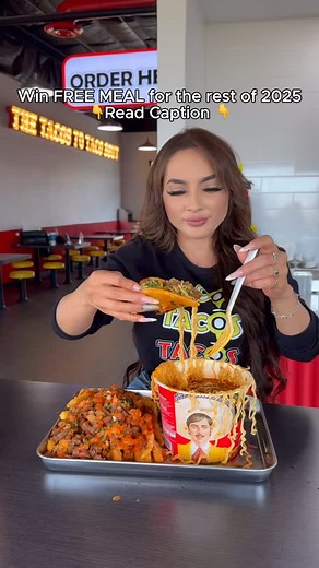 154 reactions · 14 comments | Win free meals for the rest of the year!   We’re picking weekly winners to score free Taco Spot meals through 2025. Wanna win? Just follow these simple steps: 1️⃣ Follow us on all platforms. 2️⃣ Record yourself enjoying your Taco Spot meal. 3️⃣ Post and tag us using #thetacospotreview. That’s it! Easy, tasty, and potentially FREE. Let’s gooo!  #thetacospot #freetacos #tacospotreview | The Taco Spot | Facebook