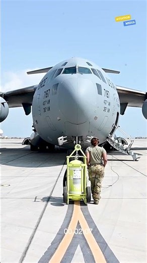 U.S. Airmen Prepare C-130J Super Hercules Aircraft for Takeoff