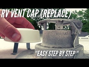RV Plumbing Vent Cap Install Replacement with Camco Sewer attic vent plastic cap