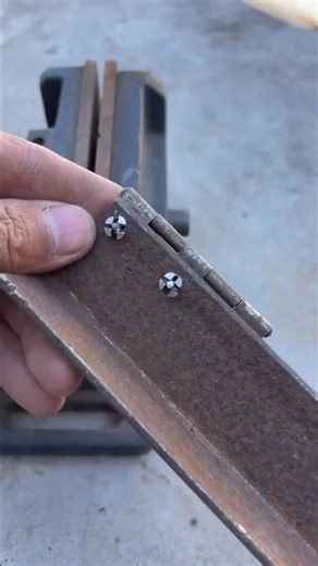 Hammering Metal Rivets #shortsfeed