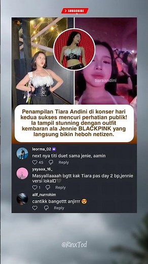 Tiara Andini Kembaran Gaya dengan Jennie BLACKPINK!