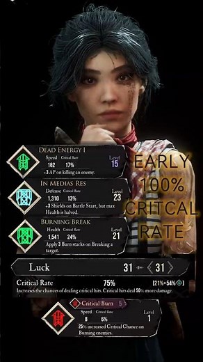 Lune 100% Critical rate #clairobscurexpedition33 #clairobscur #gaming