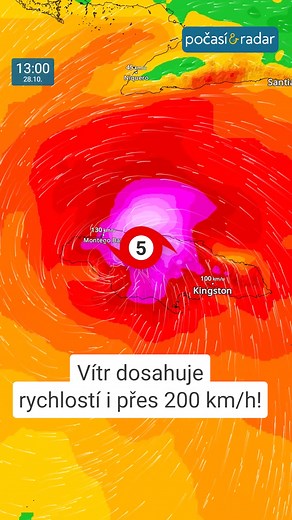 48K views · 322 reactions |  ️ ⛈️  Sledujte postup hurikánu Melissa na našem Větrném radaru a Meteoradaru  #pocasiaradar #zijemepocasim #hurricaneMelissa #weatherlive #stormalert #weatherupdate #radarmap #extremeweather #windradar #meteoradar #Melissa #weathertracking #forecast | Počasí & Radar | Facebook