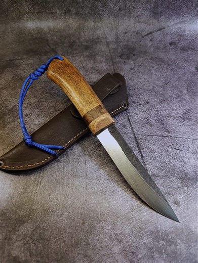 Hand-forged "northern Pathfinder" Knife | Scandinavian Style Bushcraft Tool - Etsy