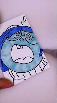 Relaxing ASMR: Coloring Sadness | Soft Marker Sounds & Calming Art”