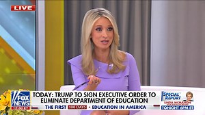 🚨 Americans spend $800 BILLION a year on education❗️ According to the Heritage Foundation, that is 571 million months of the average rent or 47.6 million years ‼️ And what has the Department of Education given us? Failing test scores and liberal indoctrination! ⬇️ | Kayleigh McEnany