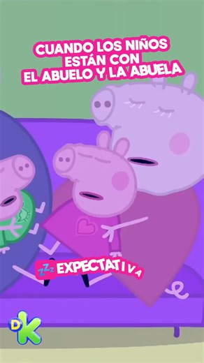 Los abuelos son mágicos: pueden convertir una tarde cualquiera en un gran alboroto o en una siestita deliciosa. ✨ ¿A tu peque también le encantan las tardes con los abuelitos? 💬 #PeppaPig #DiscoveryKids | Discovery Kids Latinoamérica