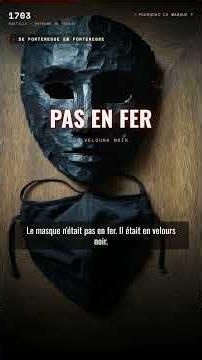Le Masque de Fer : le plus grand mystère de France ? 🎭 #shorts