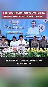 Sulawesi Police Ask: How to Deal with Radical Groups | #GusBaha