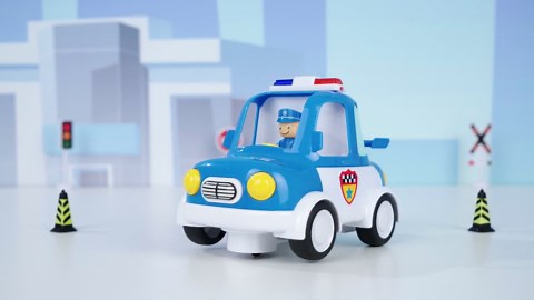 Remote Control Cars for Toddlers, Remote Control Toys with Lights & Music, Rechargeable RC Cars for Toddler Toys 2-3, Police Car Toy for 2 Year Old Boy, RC Car Toys, 2 3 4 Year Old Boy Toys