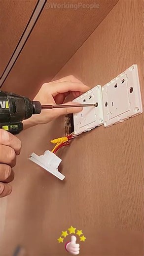 Hollow Wall Socket Install! 🧱 Secure, No Loose, Firm & Long-Lasting!
