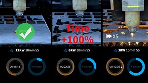 1.9K views · 53 reactions | This is a competition! Let's start with 10mm SS Cutting Comparison. 1min? 22 seconds? Nope! We made it in 11s. Find out more on: www.hsglaser.com #laser #cutting #industry #fabrication #metal #lasercutter #lasercutting #technology | HSG Laser | Facebook