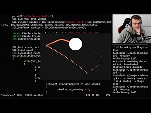 Coding a Bouncy Ball Simulation in C