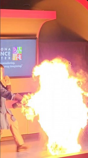 Massive Fireball! 🔥 Insane Science Show at Arizona Science Center!