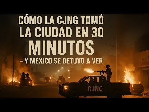 CÓMO LA CJNG TOMÓ LA CIUDAD EN 30 MINUTOS – Y MÉXICO SE DETUVO A VER