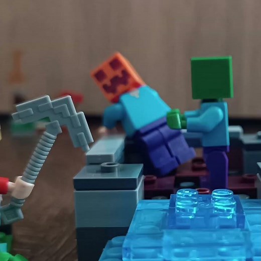 lego Minecraft stop-motion #minecraft
