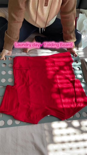 How to use a folding board to make PERFECT T-shirts!#laundry #laundryday #foldingclothes #homeimprovement #tshirt