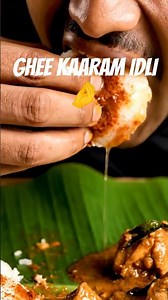 ASMR Ghee Kaaram Idli With Chicken Curry||#asmreating #indianasmr #shorts #youtube