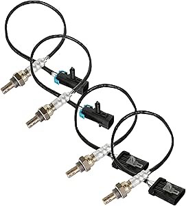 96-02 O2 Oxygen Sensor Upstream 234-4012 Downstream 234-4018 Compatible for Chevy Silverado Tahoe Suburban Express GMC Sierra Yukon Savana Cadillac Escalade 5.3L 5.7L V8 96-02, Replace 19178918