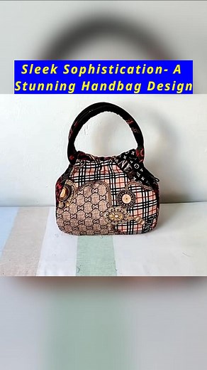 22K views · 470 reactions | Sleek Sophistication- A Stunning Handbag Design #handbag #handmadebag #diyhandbag #handbagforwomen #sophistication #StunningDesign #SleekDesign #diygiftsandcrafts #crafts #selfimprovementdaily #handcraft #howto #patchworkdesign #sewinghacks #Handmade #giftidea #makingvideo | All Girls' Things | Facebook